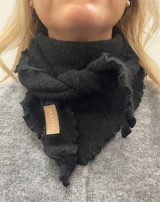 MDCAgnete Halstørklæde - Black 